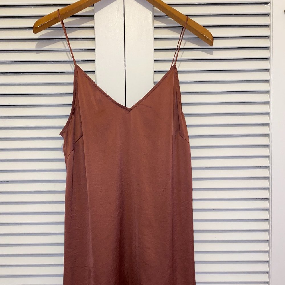 Satin Strapless Dress
